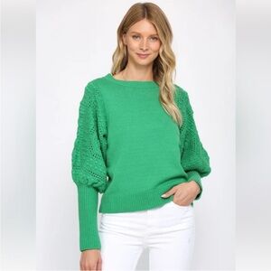 Fate crochet sleeve sweater